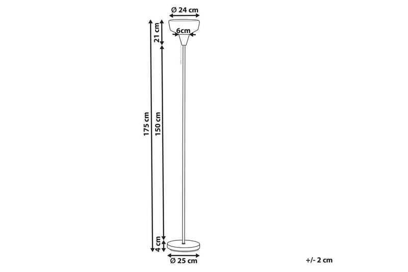 Krokve Golvlampa 175 cm - Svart/Ljusbrun - Belysning - Inomhusbelysning & lampor - Golvlampor & golvbelysning