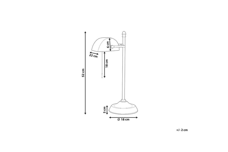 Limaki Bordslampa 52 cm E27 - Guld - Belysning - Inomhusbelysning & lampor - Sänglampa - Sängbordslampa