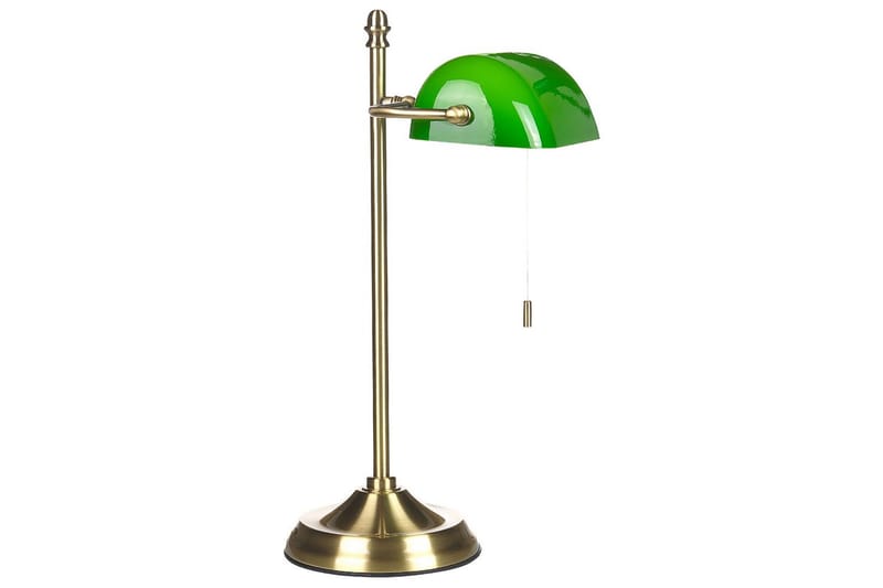 Limaki Bordslampa 52 cm E27 - Mässing/Grön - Belysning - Inomhusbelysning & lampor - Sänglampa - Sängbordslampa