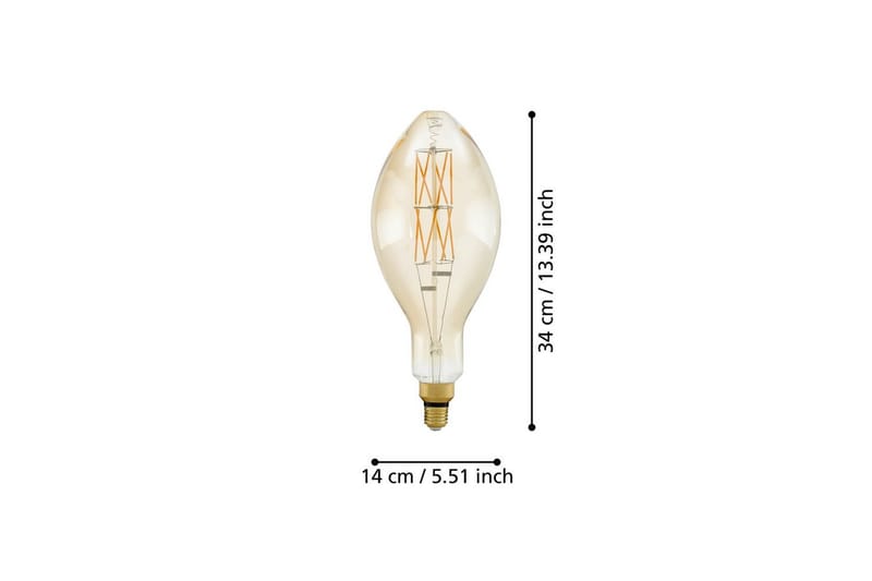 Ljuskälla Eglo LM-E27-LED E140 8W 2100K - Belysning - Inomhusbelysning & lampor - Dekorationsbelysning