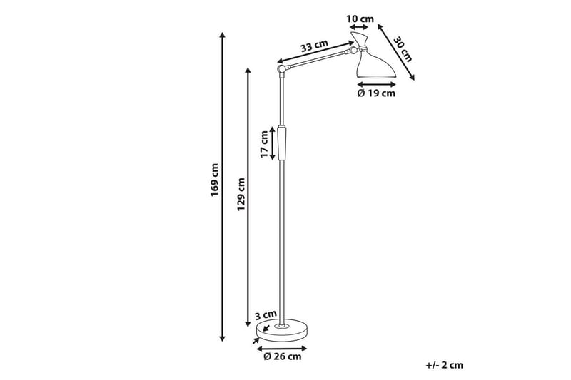 Medro Golvlampa 169 cm - Koppar - Belysning - Inomhusbelysning & lampor - Golvlampor & golvbelysning