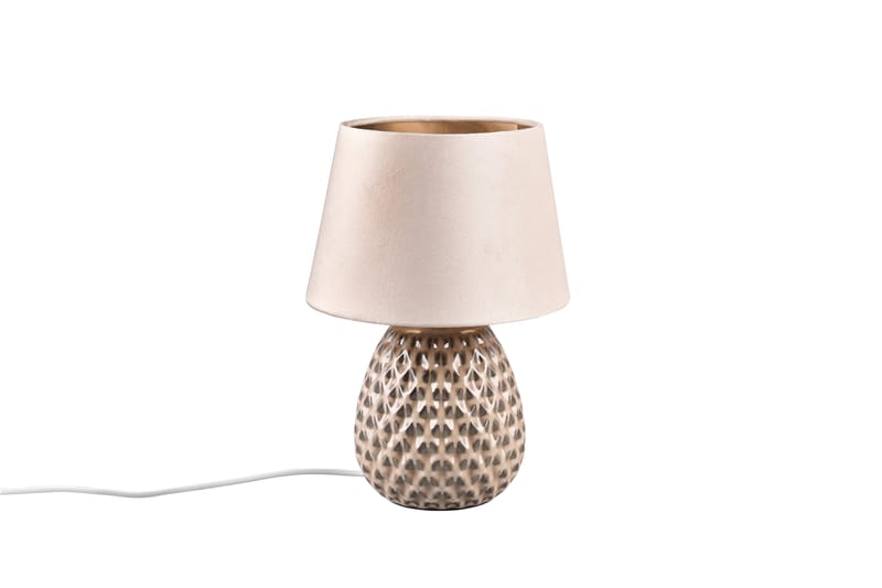 ARIANA Bordslampa 35cm E14 Beige - Beige - Belysning - Inomhusbelysning & lampor - Sänglampa - Sängbordslampa