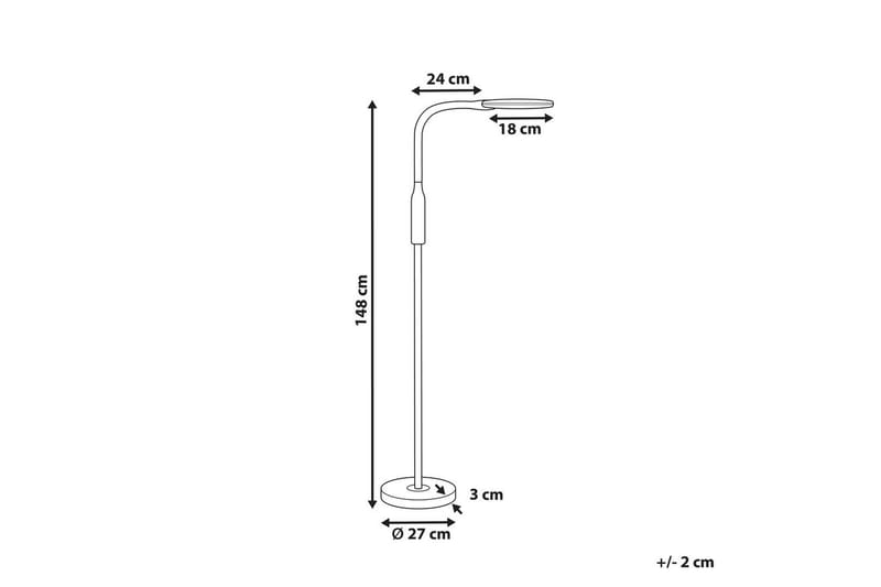 Sifte Golvlampa 148 cm - Svart - Belysning - Inomhusbelysning & lampor - Golvlampor & golvbelysning