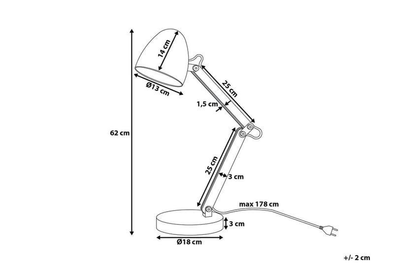 VELEKA Skrivbordslampa 62 cm - Belysning - Inomhusbelysning & lampor - Skrivbordslampa