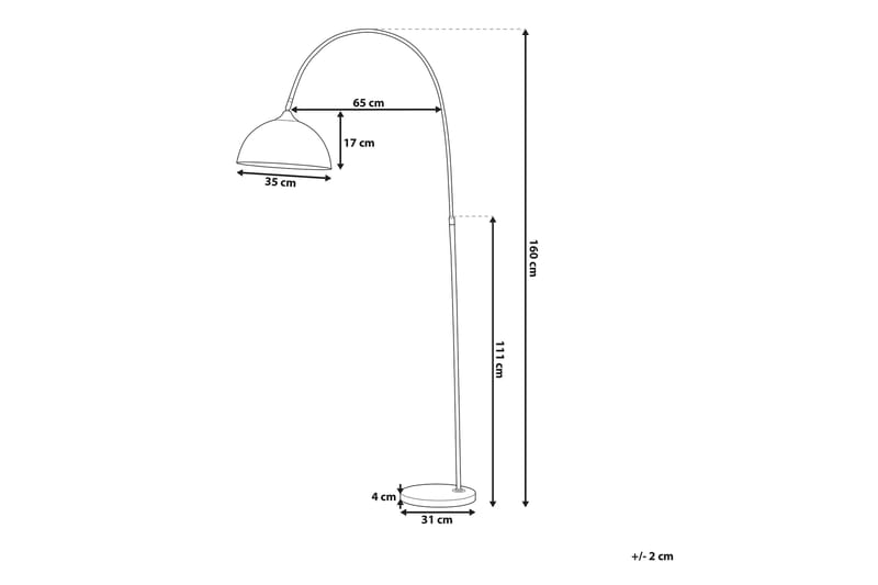 CANDELLA Golvlampa 160 cm - Belysning - Inomhusbelysning & lampor - Speciallampor & designlampor - Båglampa