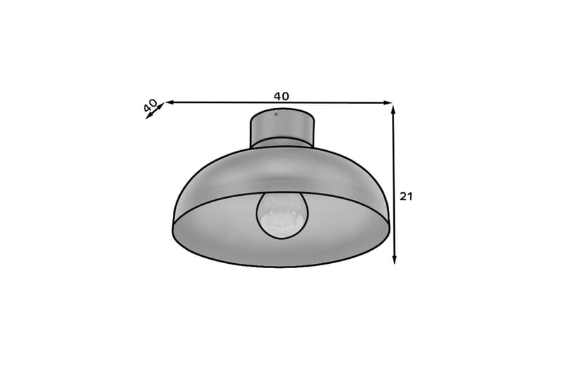 Desolo Plafond Svart - Belysning - Inomhusbelysning & lampor - Taklampor & takbelysning - Plafond