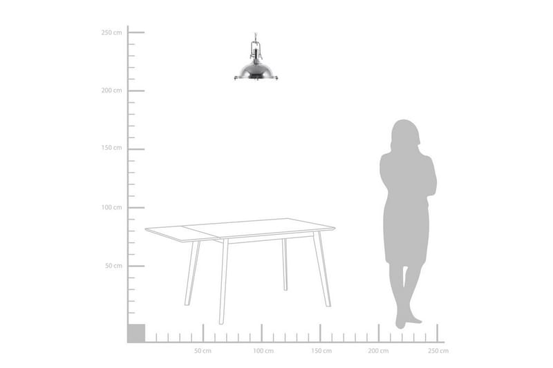 EBRON Taklampa 38 cm - Kökslampa & pendellampa - Sovrumslampa - Fönsterlampa hängande