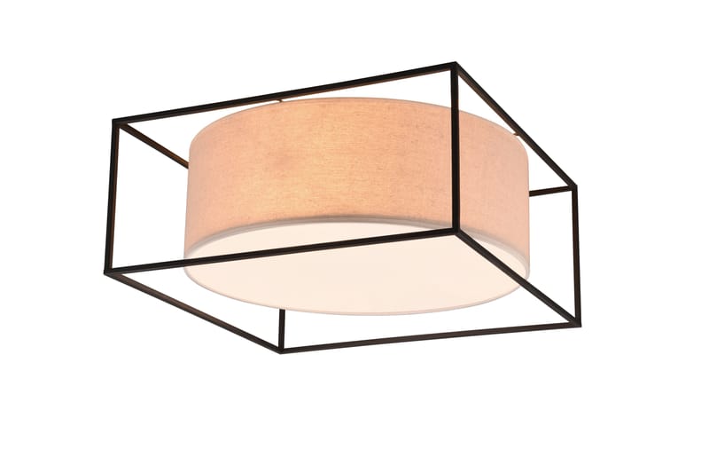 ROSS Taklampa 50x50 cm Beige - Beige - Belysning - Inomhusbelysning & lampor - Taklampor & takbelysning - Plafond