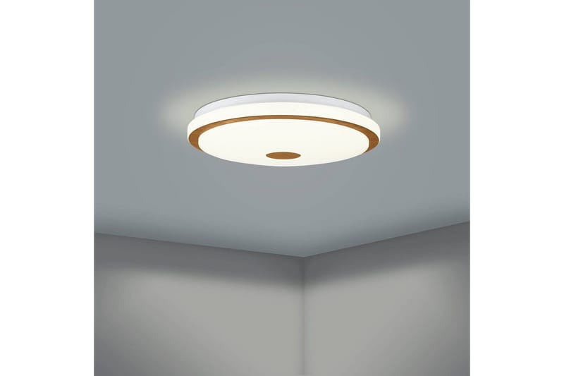 Taklampa Eglo Lanciano 1 480 mm - Vit/Brun - Belysning - Inomhusbelysning & lampor - Taklampor & takbelysning - Plafond