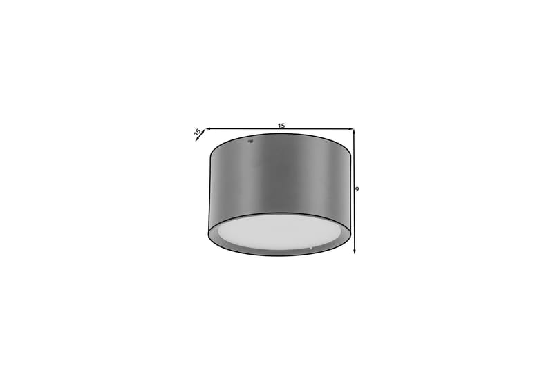 Vallum Plafond Rund Svart - Belysning - Inomhusbelysning & lampor - Taklampor & takbelysning - Plafond