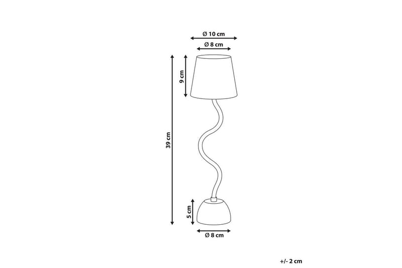 Vougali LED Bordslampa 39 cm - Beige - Belysning - Inomhusbelysning & lampor - Sänglampa - Sängbordslampa