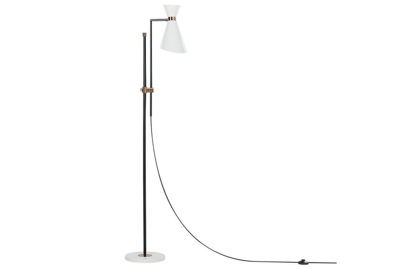 Yassil Golvlampa 180 cm - Svart/Vit - Belysning - Inomhusbelysning & lampor - Golvlampor & golvbelysning