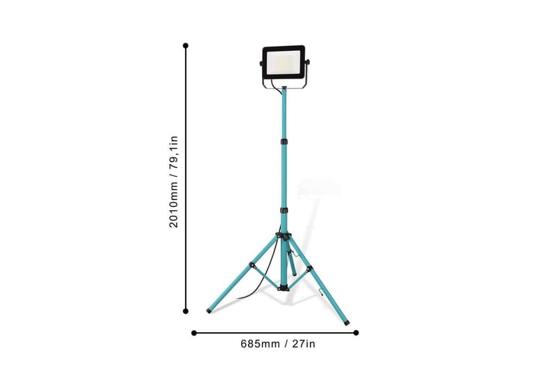 Arbetsbelysning Eglo LED-Stativstrålkastare 100W - Belysning - Ljuskällor & glödlampor - Arbetsbelysning - Arbetslampa