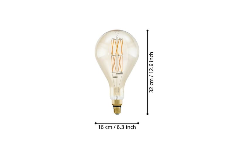 Ljuskälla Eglo LM-E27-LED PS160 8W 2100K - Transparent - Belysning - Ljuskällor & glödlampor - LED belysning - LED-lampa