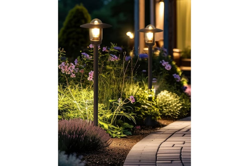 Palaia Polletlampa 98 cm E27 - Svart - Belysning - Utomhusbelysning - Pollare