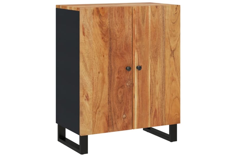 beBasic 3 st Sideboards massivt trä akacia - Förvaring - Förvaringsmöbler - Skänkar & sideboards