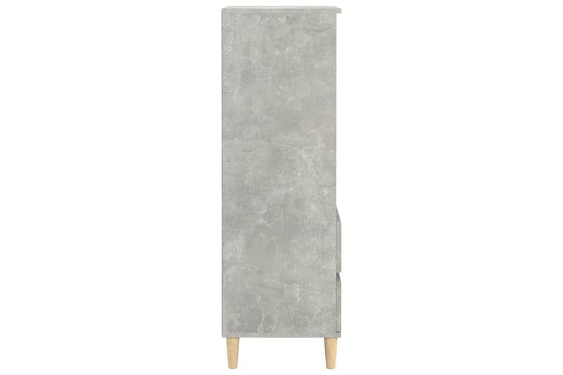 beBasic Högskåp betonggrå 40x36x110 cm konstruerat trä - Förvaring - Förvaringsmöbler - Byrå