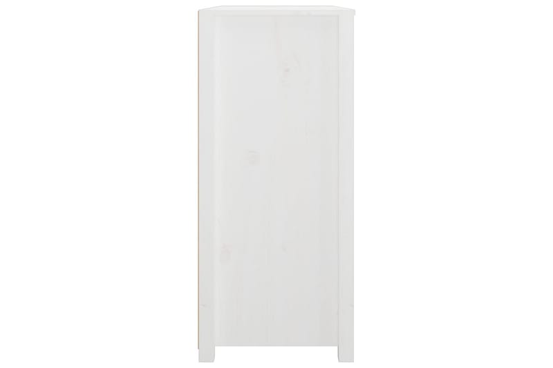 beBasic Sidoskåp vit 100x40x90 cm massiv furu - Förvaring - Förvaringsmöbler - Skänkar & sideboards