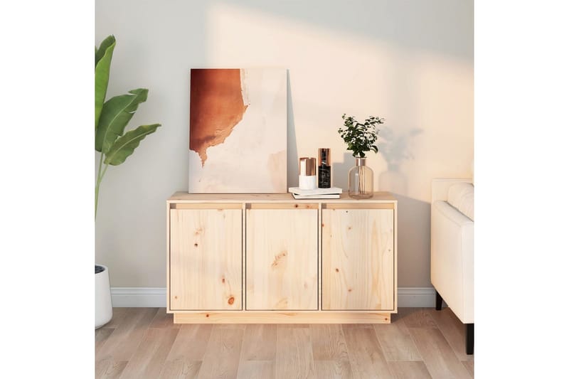 beBasic Skänk 111x34x60 cm massiv furu - Förvaring - Förvaringsmöbler - Skänkar & sideboards