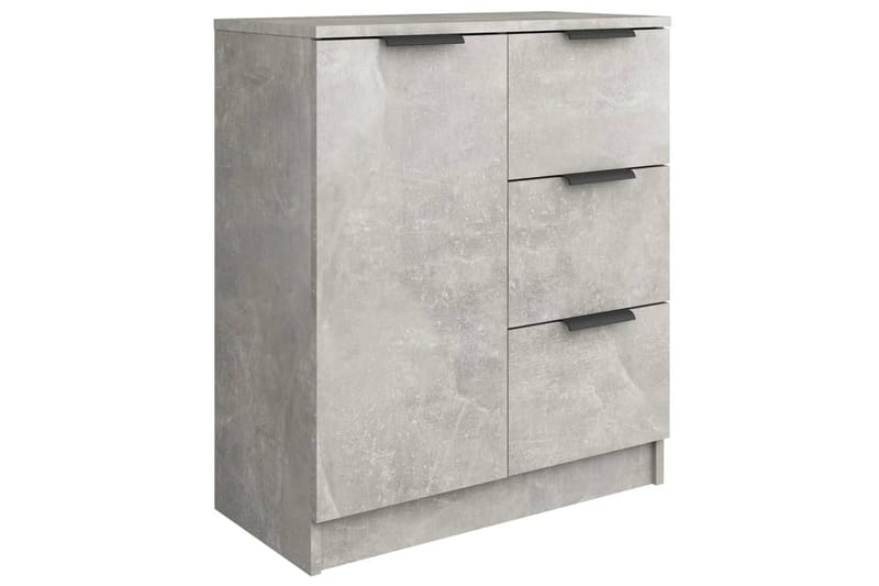 beBasic Skänk 2 st betonggrå 60x30x70 cm konstruerat trä - Förvaring - Förvaringsmöbler - Skänkar & sideboards