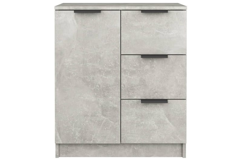 beBasic Skänk 2 st betonggrå 60x30x70 cm konstruerat trä - Förvaring - Förvaringsmöbler - Skänkar & sideboards