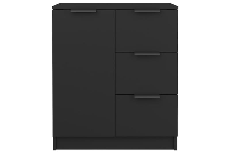 beBasic Skänk 2 st svart 60x30x70 cm konstruerat trä - Förvaring - Förvaringsmöbler - Skänkar & sideboards