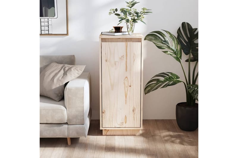 beBasic Skänk 31,5x34x75 cm massiv furu - Förvaring - Förvaringsmöbler - Skänkar & sideboards