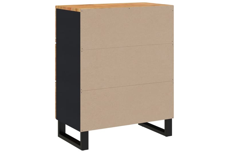 beBasic Skänk 60x33x75 cm massivt akaciaträ - Förvaring - Förvaringsmöbler - Skänkar & sideboards