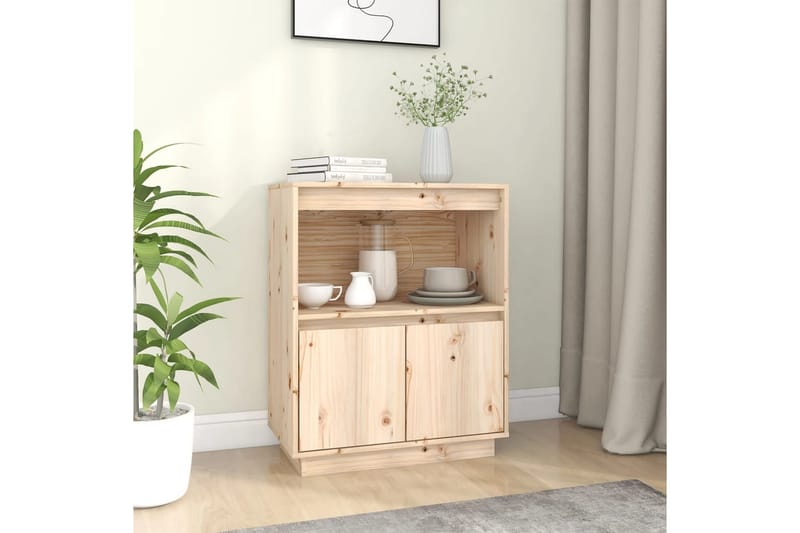 beBasic Skänk 60x34x75 cm massiv furu - Förvaring - Förvaringsmöbler - Skänkar & sideboards