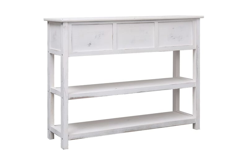 beBasic Skänk antikvit 108x30x76 cm massivt kejsarträ - Förvaring - Förvaringsmöbler - Skänkar & sideboards