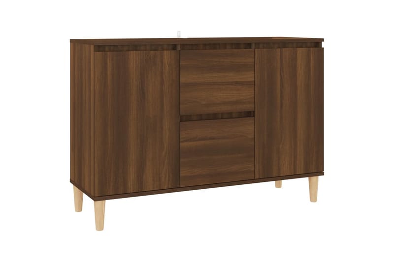 beBasic Skänk brun ek 103,5x35x70 cm konstruerat trä - Förvaring - Förvaringsmöbler - Skänkar & sideboards