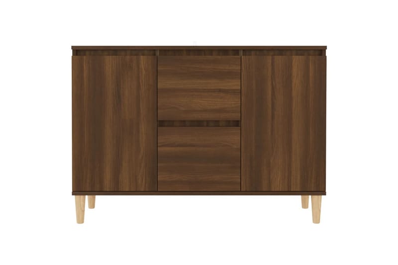 beBasic Skänk brun ek 103,5x35x70 cm konstruerat trä - Förvaring - Förvaringsmöbler - Skänkar & sideboards