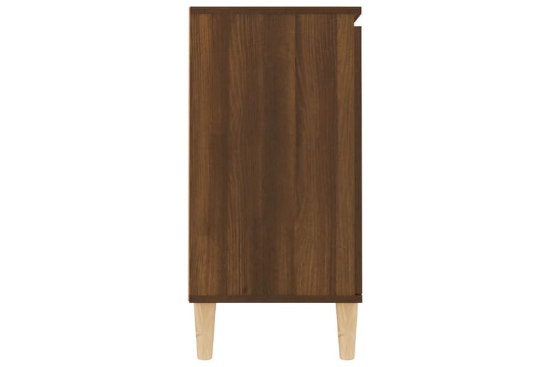 beBasic Skänk brun ek 103,5x35x70 cm konstruerat trä - Förvaring - Förvaringsmöbler - Skänkar & sideboards