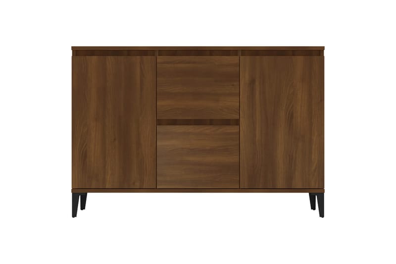 beBasic Skänk brun ek 104x35x70 cm konstruerat trä - Förvaring - Förvaringsmöbler - Skänkar & sideboards