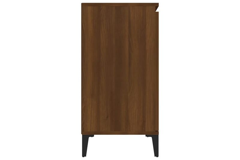 beBasic Skänk brun ek 104x35x70 cm konstruerat trä - Förvaring - Förvaringsmöbler - Skänkar & sideboards