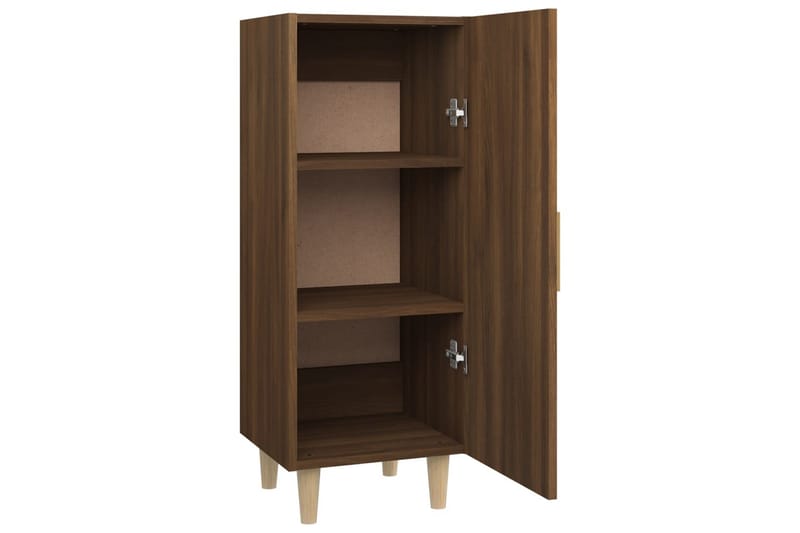 beBasic Skänk brun ek 34,5x34x90 cm konstruerat trä - Förvaring - Förvaringsmöbler - Skänkar & sideboards