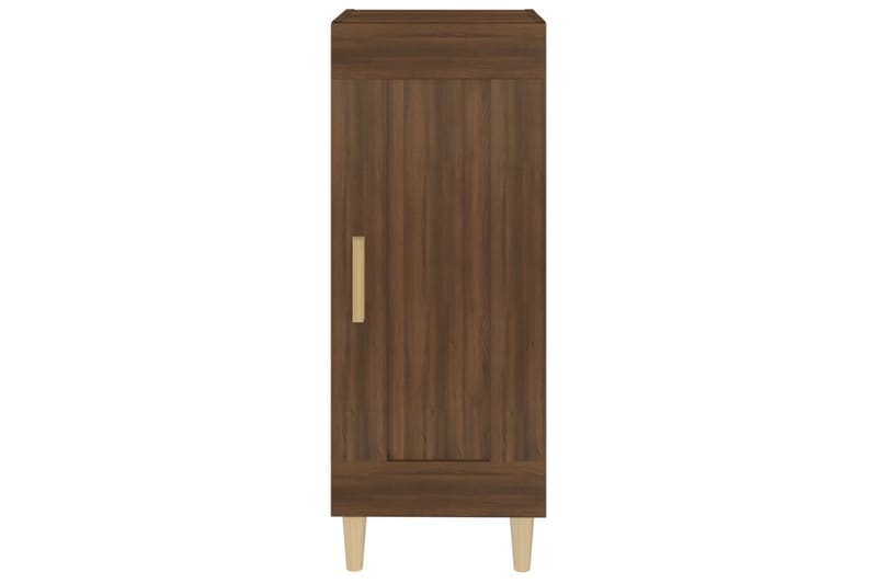 beBasic Skänk brun ek 34,5x34x90 cm konstruerat trä - Förvaring - Förvaringsmöbler - Skänkar & sideboards