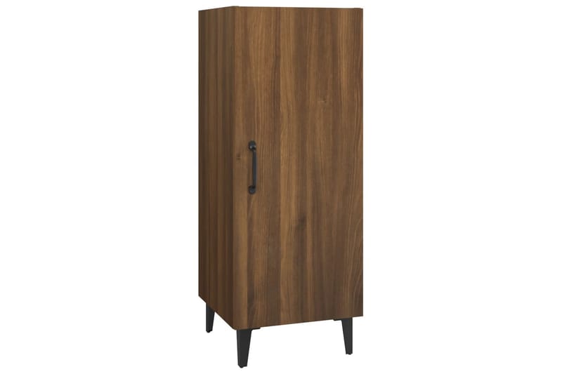 beBasic Skänk brun ek 34,5x34x90 cm konstruerat trä - Förvaring - Förvaringsmöbler - Skänkar & sideboards