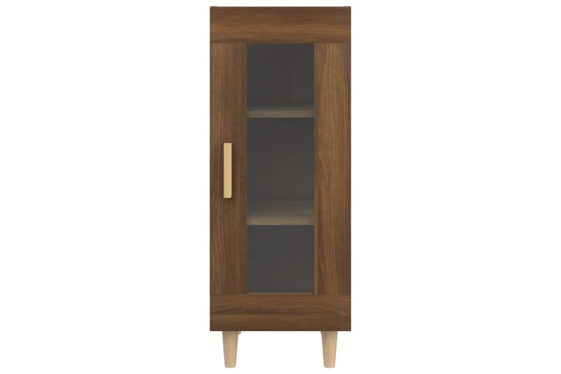 beBasic Skänk brun ek 34,5x34x90 cm konstruerat trä - Förvaring - Förvaringsmöbler - Skänkar & sideboards