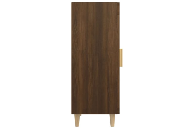 beBasic Skänk brun ek 34,5x34x90 cm konstruerat trä - Förvaring - Förvaringsmöbler - Skänkar & sideboards