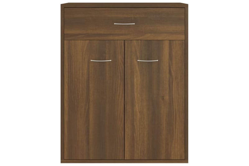 beBasic Skänk brun ek 60x30x75 cm konstruerat trä - Förvaring - Förvaringsmöbler - Skänkar & sideboards