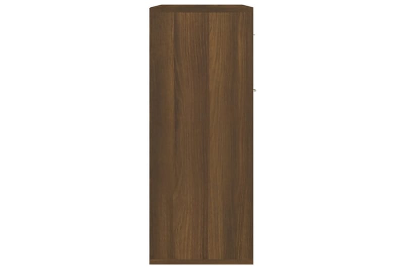 beBasic Skänk brun ek 60x30x75 cm konstruerat trä - Förvaring - Förvaringsmöbler - Skänkar & sideboards