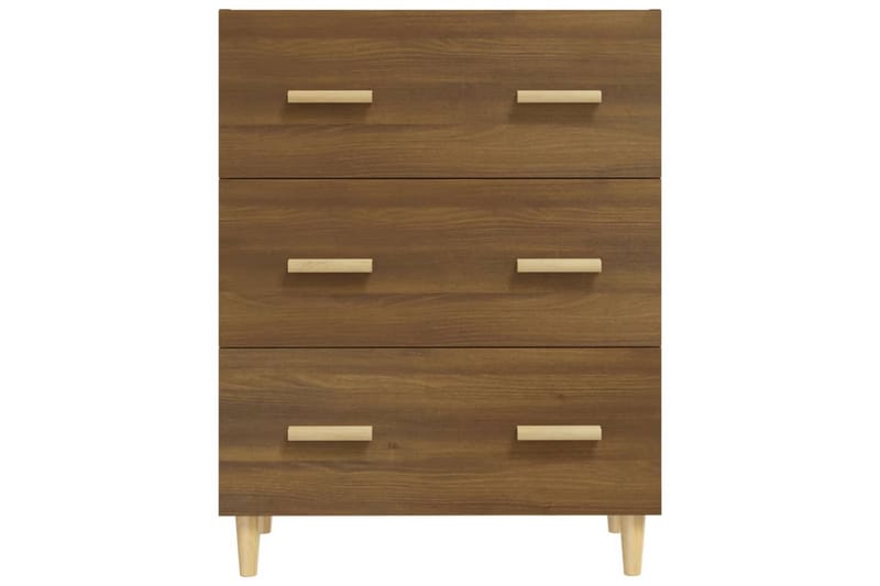 beBasic Skänk brun ek 70x34x90 cm konstruerat trä - Förvaring - Förvaringsmöbler - Skänkar & sideboards