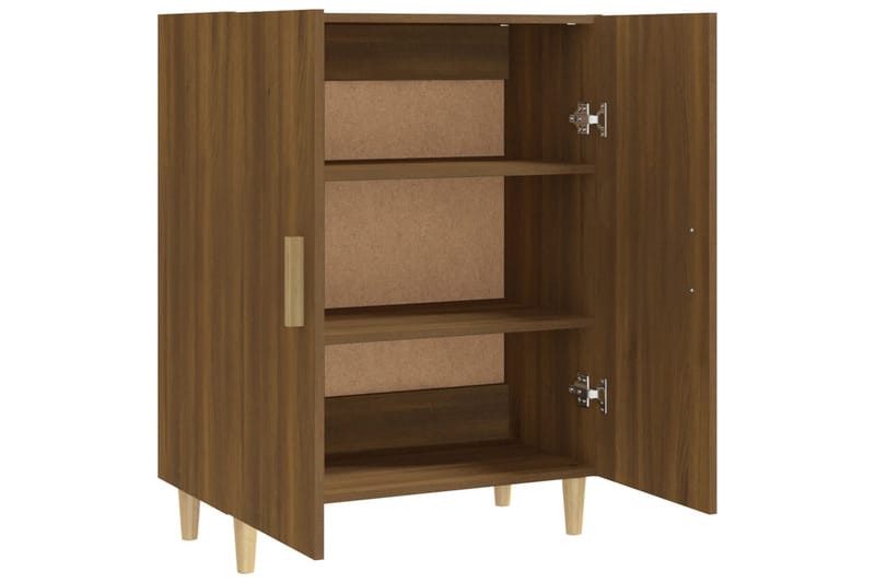 beBasic Skänk brun ek 70x34x90 cm konstruerat trä - Förvaring - Förvaringsmöbler - Skänkar & sideboards