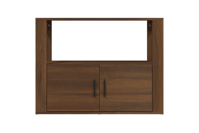 beBasic Skänk brun ek 80x30x60 cm konstruerat trä - Förvaring - Förvaringsmöbler - Skänkar & sideboards