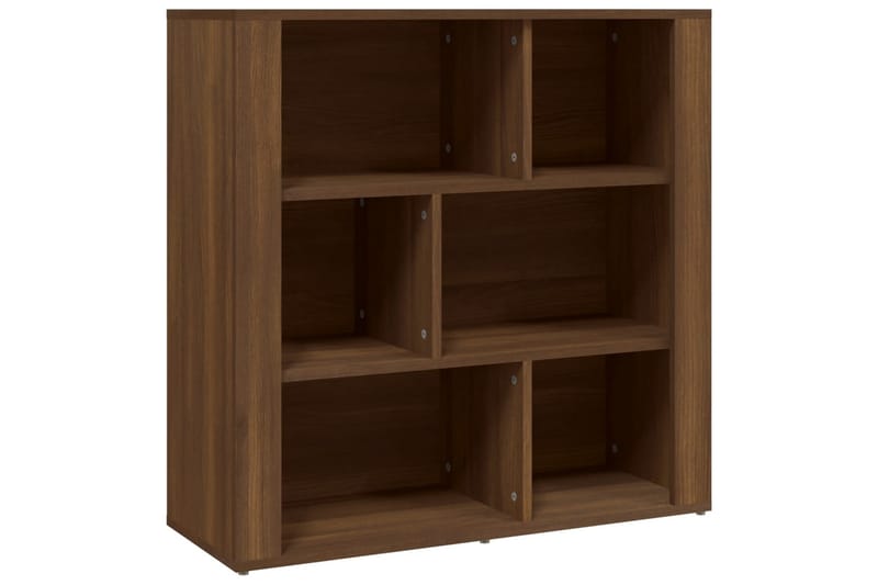 beBasic Skänk brun ek 80x30x80 cm konstruerat trä - Förvaring - Förvaringsmöbler - Skänkar & sideboards