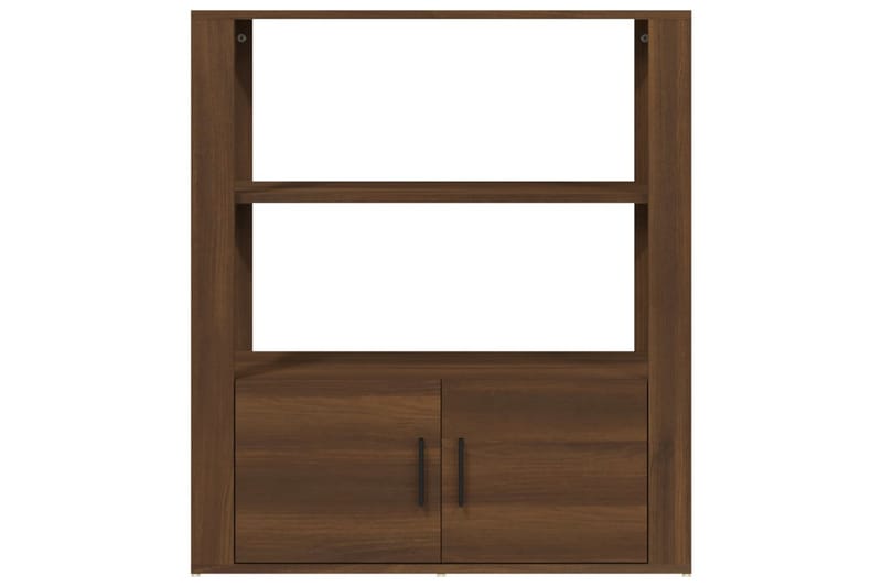 beBasic Skänk brun ek 80x30x90 cm konstruerat trä - Förvaring - Förvaringsmöbler - Skänkar & sideboards