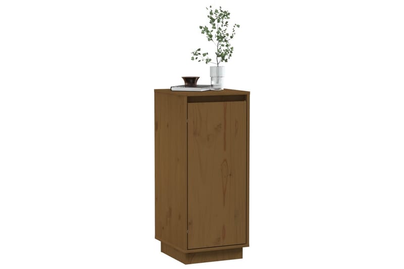 beBasic Skänk honungsbrun 31,5x34x75 cm massiv furu - Förvaring - Förvaringsmöbler - Skänkar & sideboards