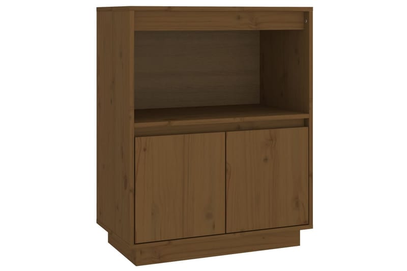 beBasic Skänk honungsbrun 60x34x75 cm massiv furu - Förvaring - Förvaringsmöbler - Skänkar & sideboards