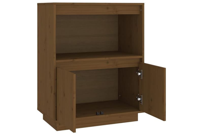 beBasic Skänk honungsbrun 60x34x75 cm massiv furu - Förvaring - Förvaringsmöbler - Skänkar & sideboards